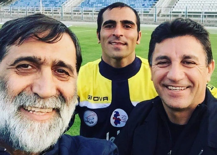 عکس امیر قلعه نویی و سردار مصطفی آجرلو امیر قلعه نویی و سردار مصطفی آجرلو